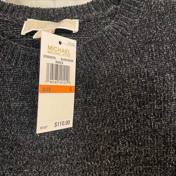 Michael Kors - Black Sparkle Sweater - Picture 2 of 2